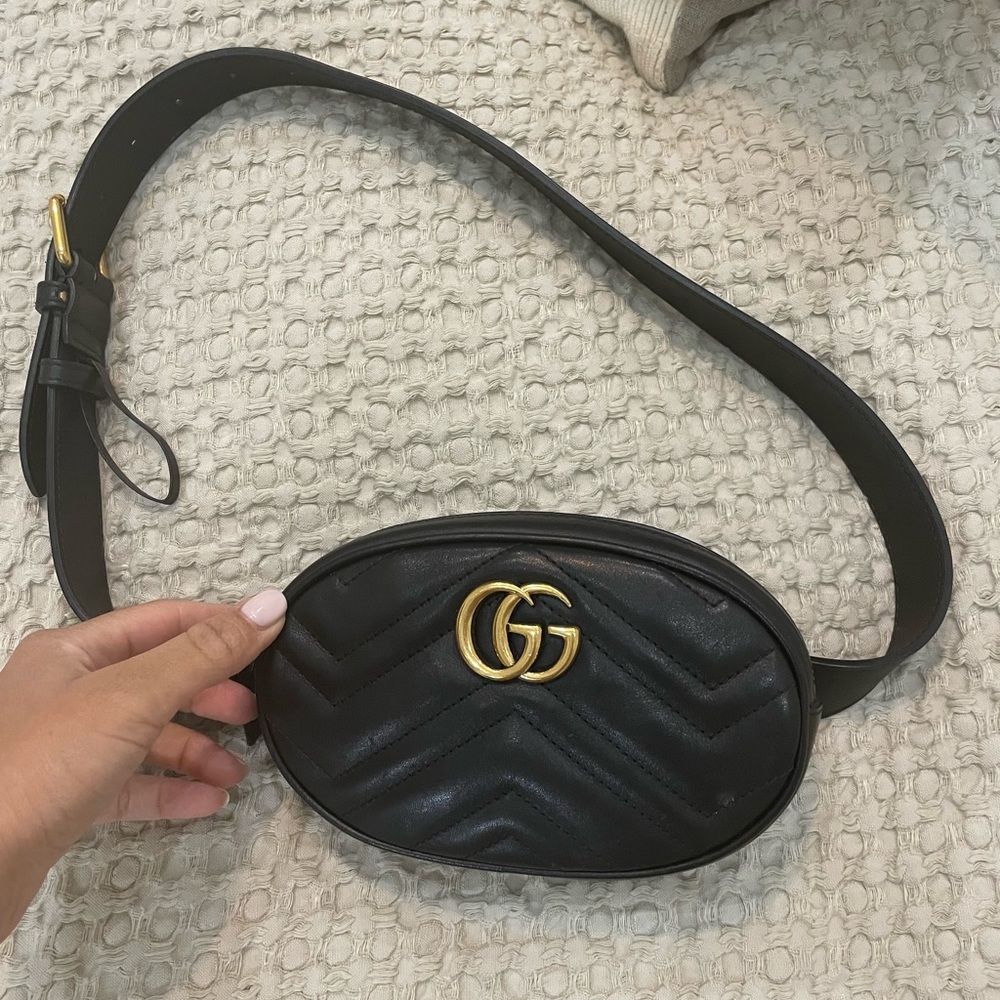 Gucci marmont belt bag size 85
